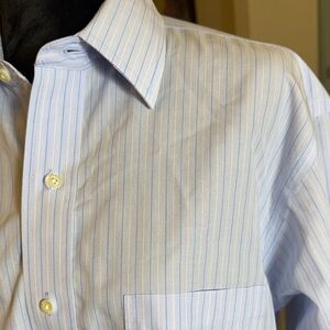 Brooks Brothers Light Blue Striped Dress Shirt